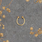 Plain Circle- Septum ring / Nose ring / Nose pin/Ear cuff (SINGLE PIECE)
