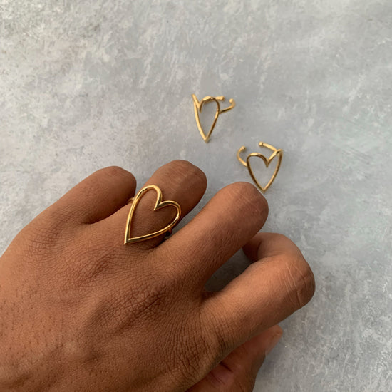 The Open Heart ring