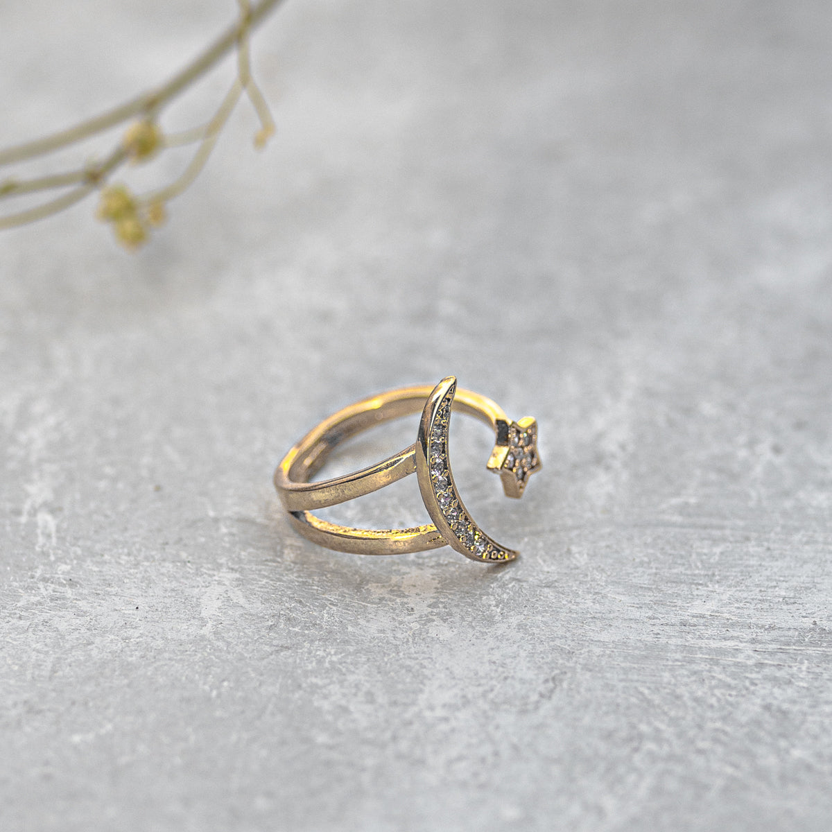 CZ Starburst Ring, Gold Filled North Star Ring, Minimalist Ring, Astrology  Ring, Open Adjustable Ring, Stackable Ring, Gift for Her, RG166 -  BeadsCreation4u